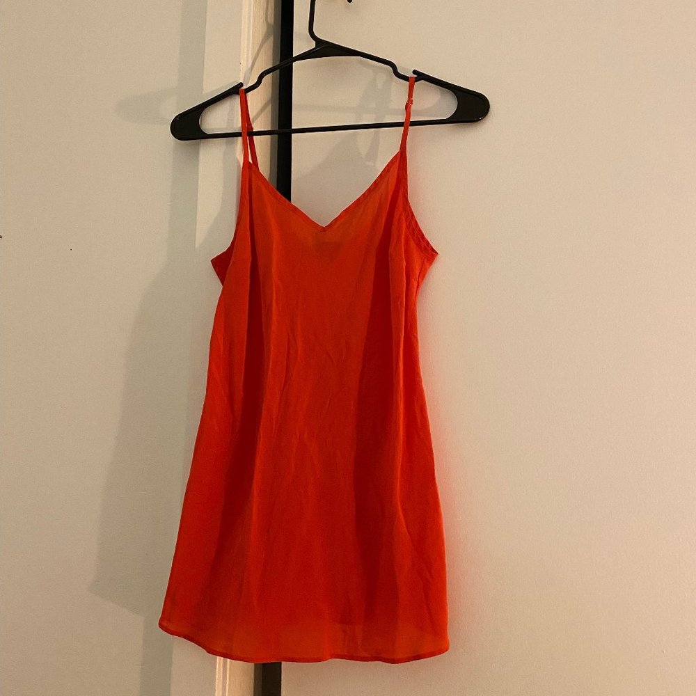 Red Silk Jcrew Blouse